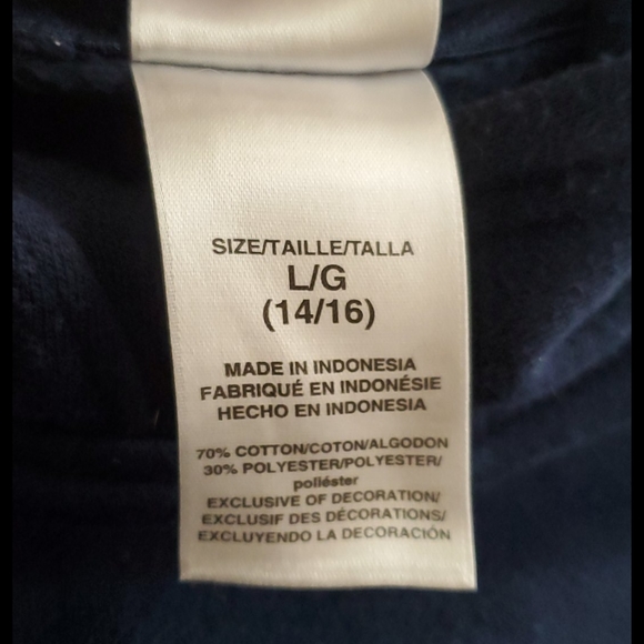 Adidas navy blue and yellow hoodie - Picture 4 of 7